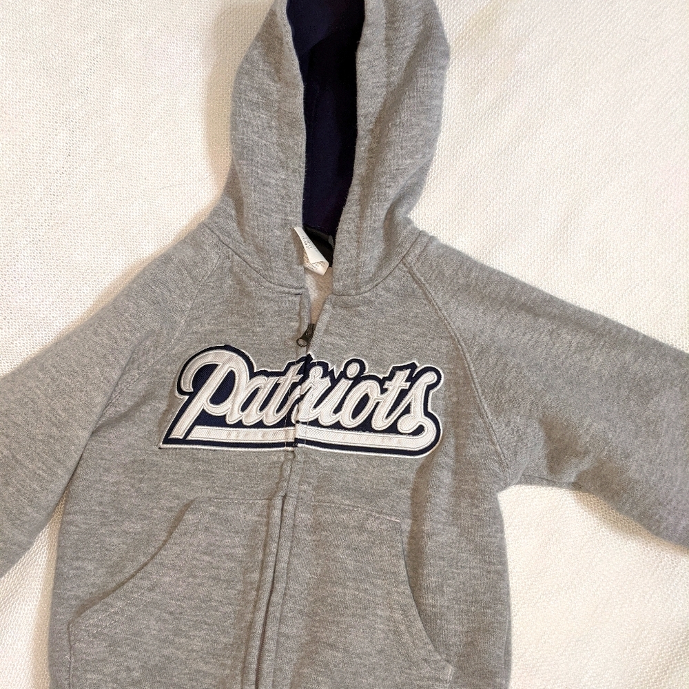 NFL NE Patriots toddler boy hoodie 2T